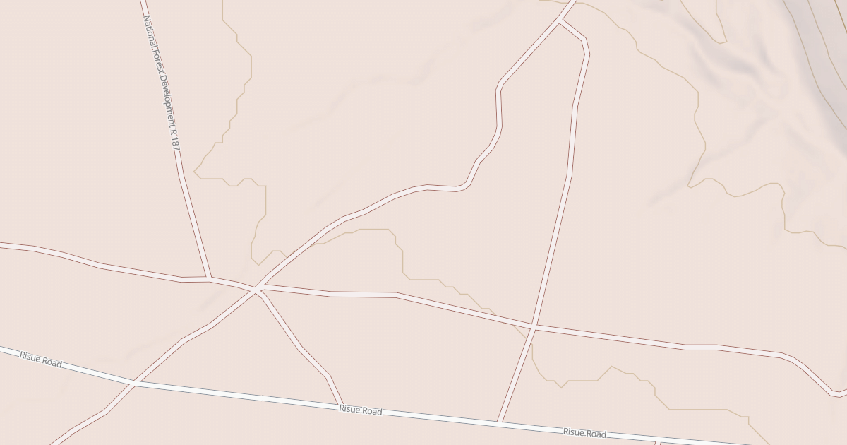 Map preview of GULCH SPRING ROAD
