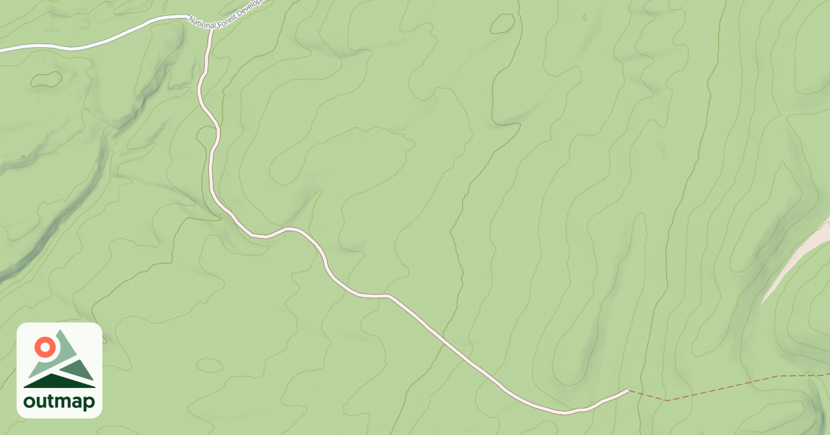 Map of HOMINY CREEK