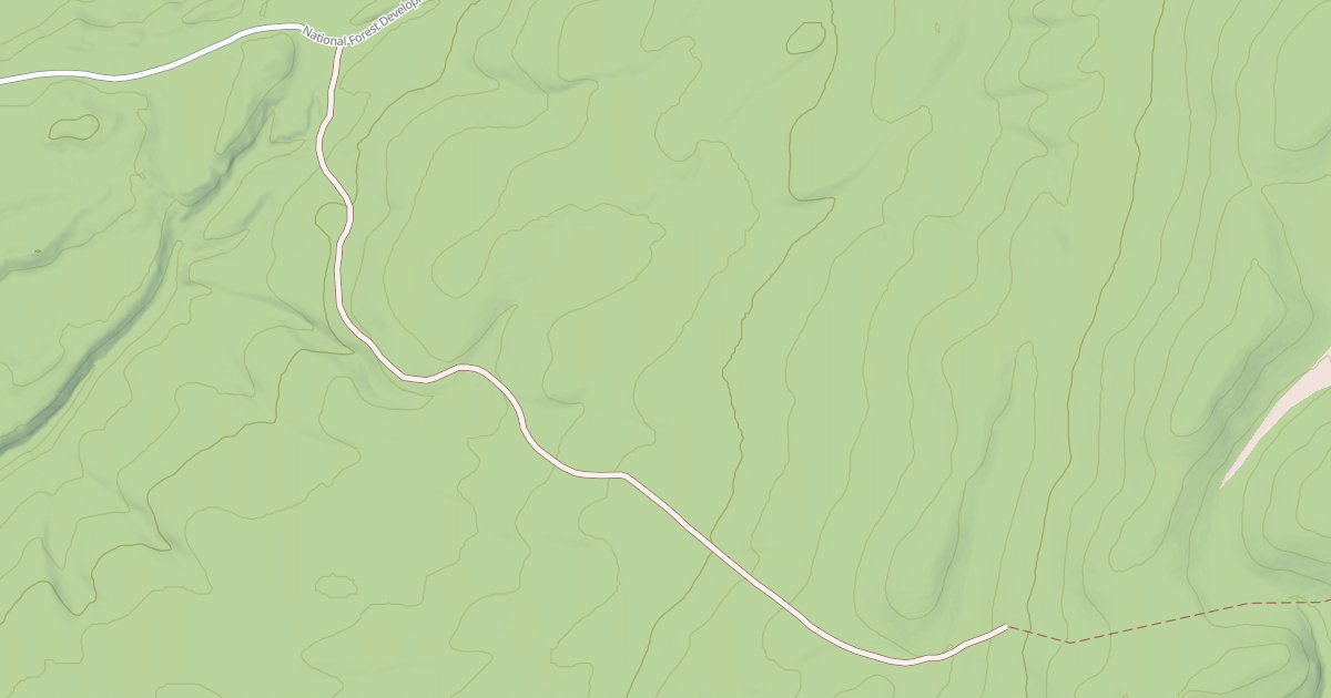 Map preview of HOMINY CREEK