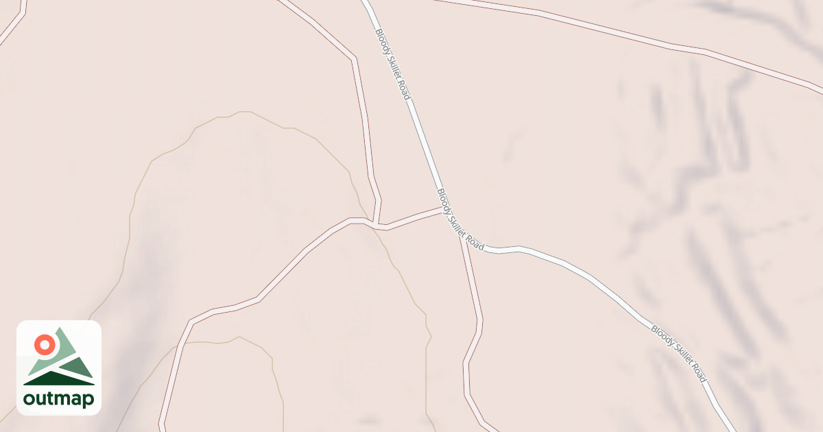Map of Bloody Skillet ATV Trail