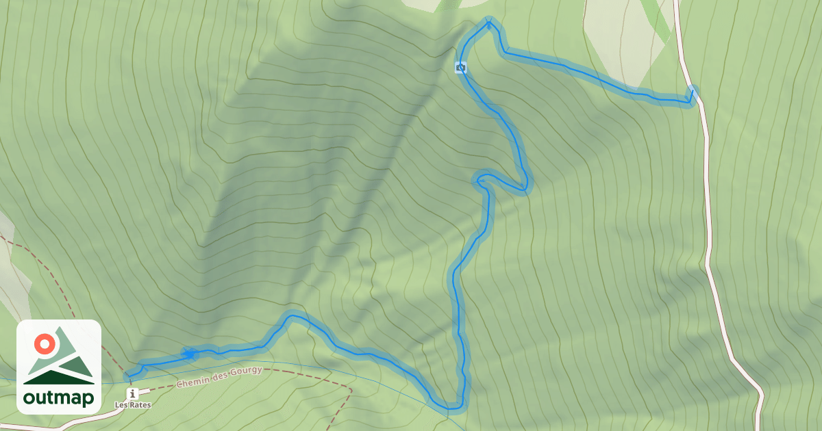 Map of Chemin des Rates