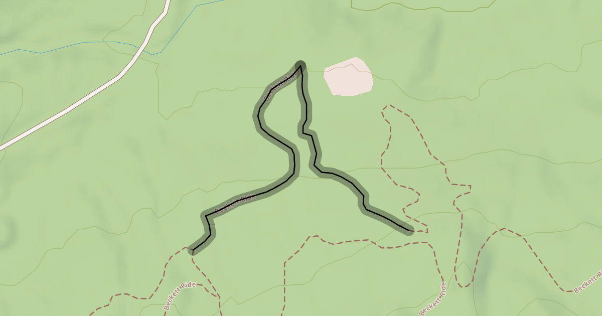 Map preview of Beckett Ride