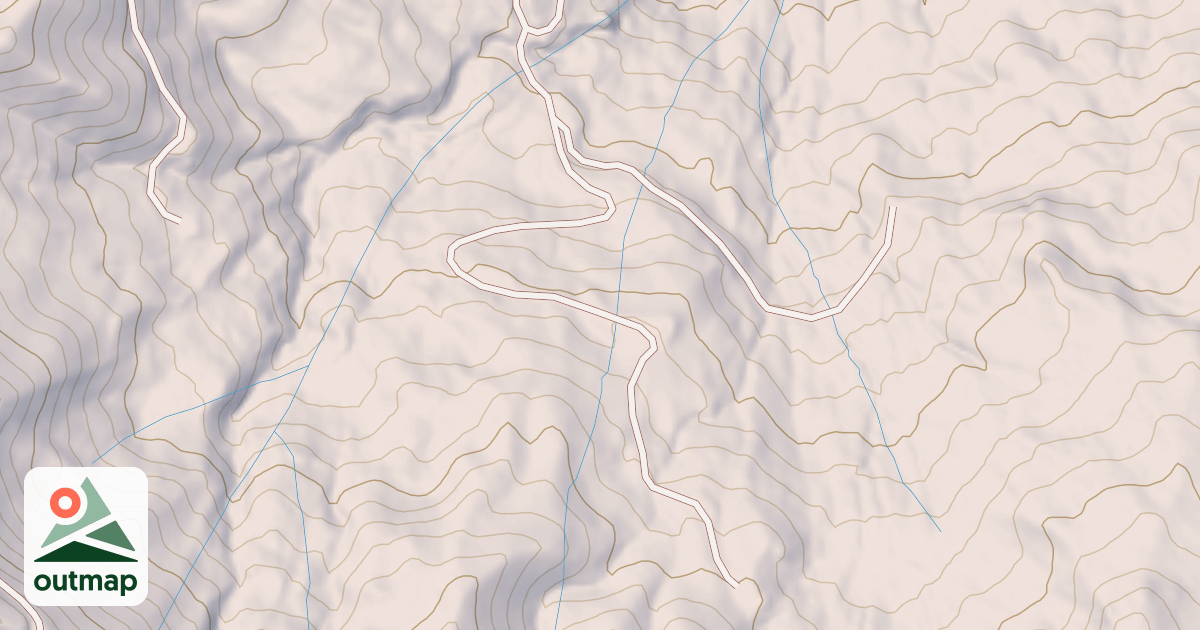 Map of CROOK RIDGE