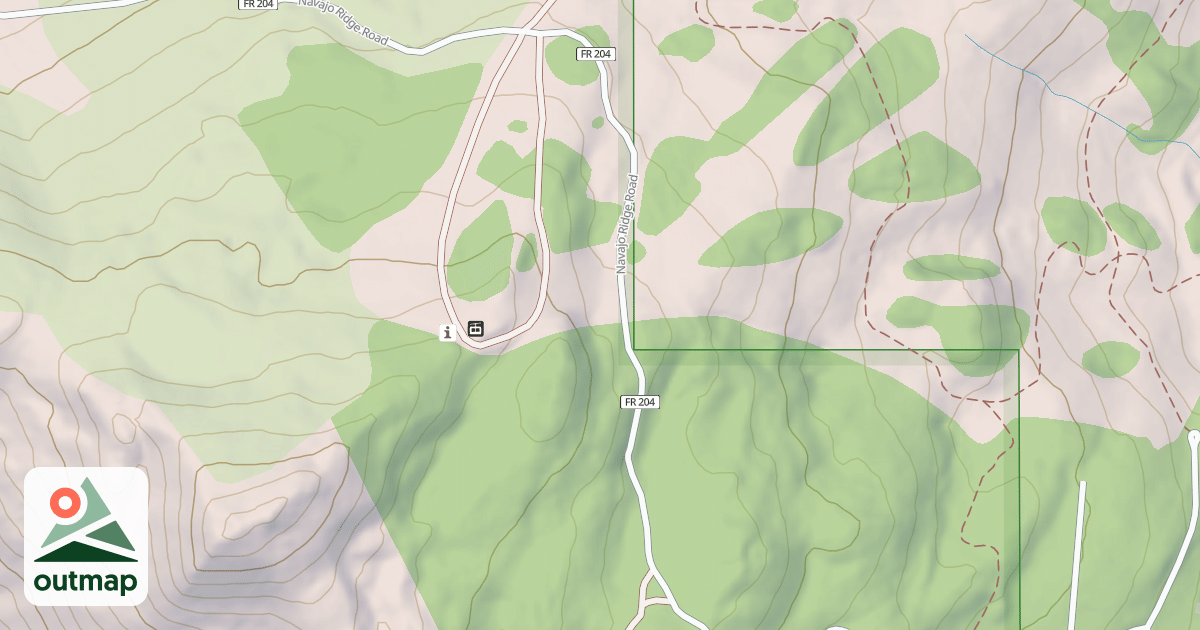 Map of Navajo Point