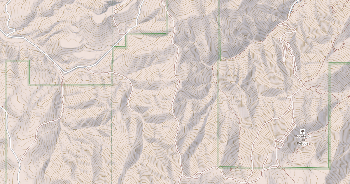Map preview of East Wild Horse Mtn. Trail