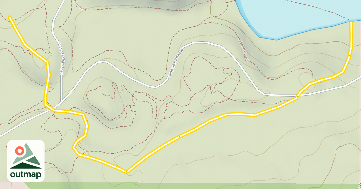 Map of Edmonds Lake 7.5k