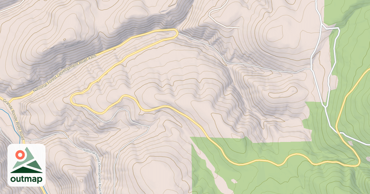 Map of USFS National Forest System Roads {1ACAF08B-80AD-430F-B57F-E3A0E665D2BF}