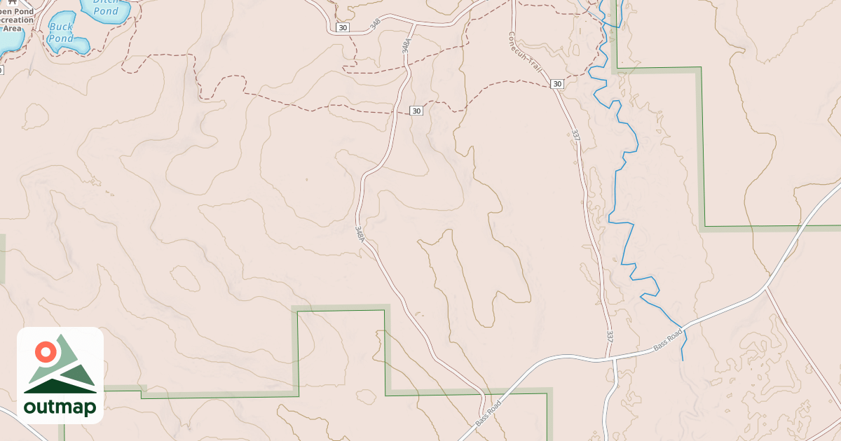 Map of WHITE LINE