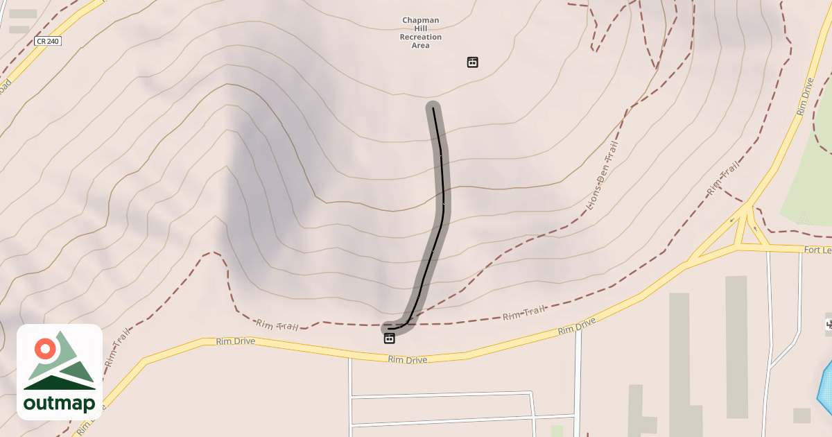 Map of Chapman Hill