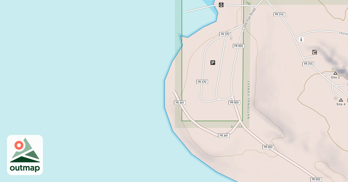 Map of ENTERPRISE BOAT RAMP