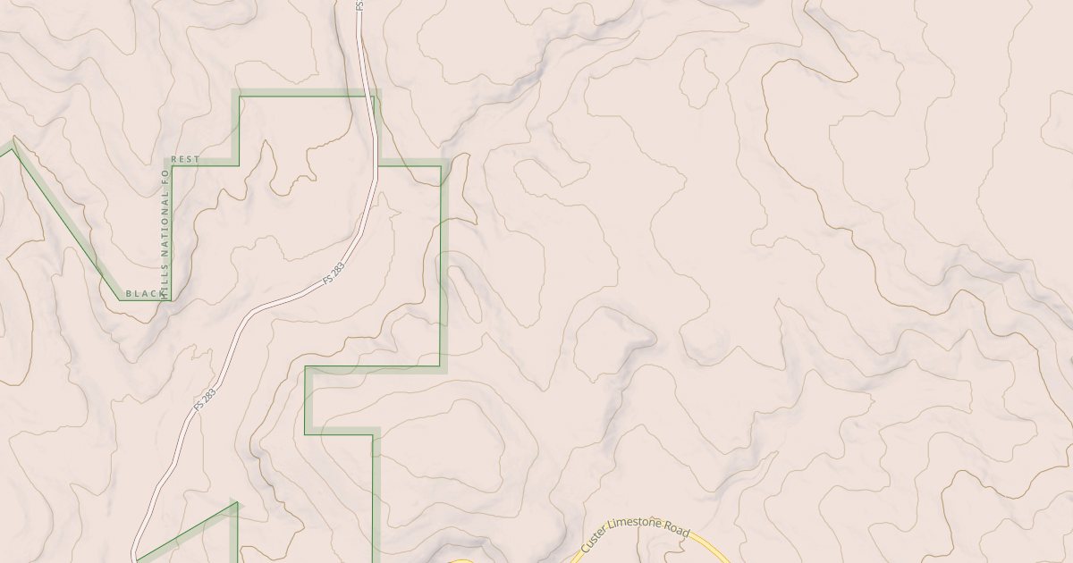 Map preview of CUSTER LIMESTONE BR 2G