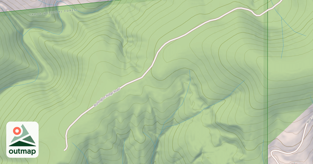 Map of BURLINGTON RIDGE