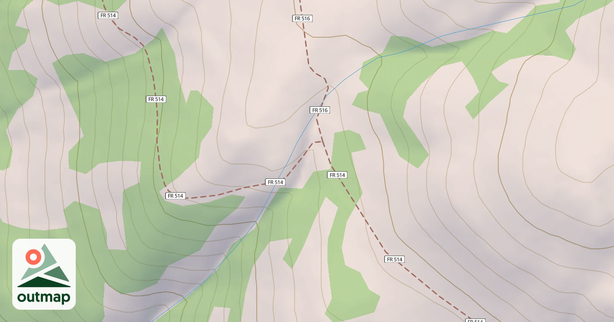 Map of Hermosa Creek