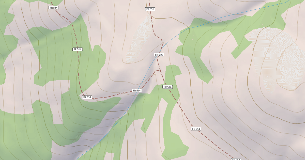 Map preview of Hermosa Creek