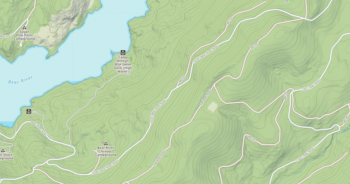 Map preview of TANGLEFOOT CANYON