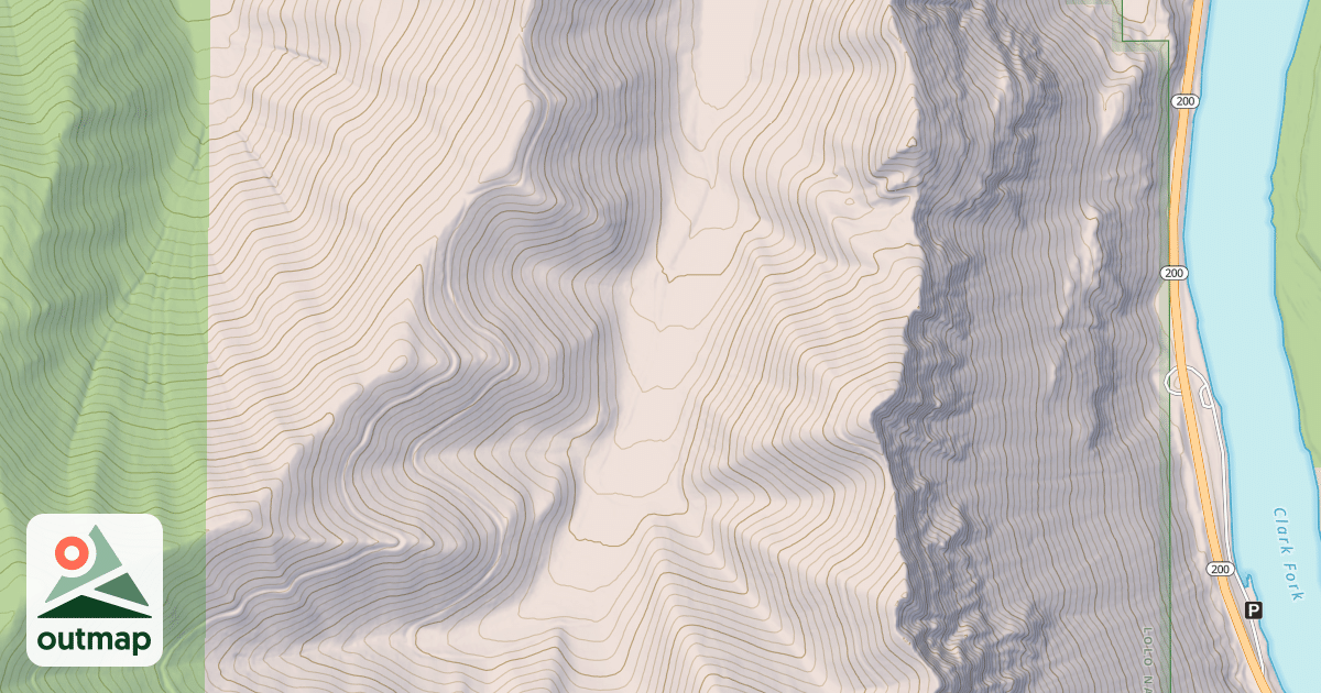 Map of CROOKED STUB
