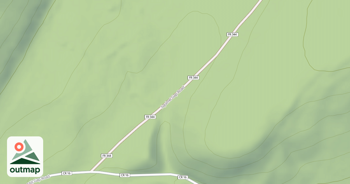 Map of SQUIRREL GAP