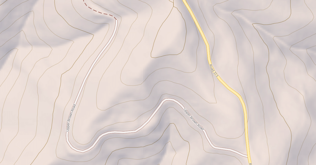Map preview of UPPER BROWN
