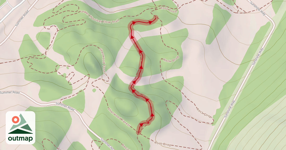 Map of Expert Trail