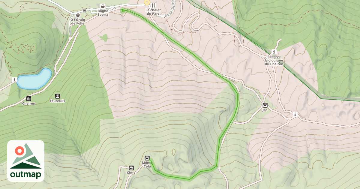 Map of Les Dolines