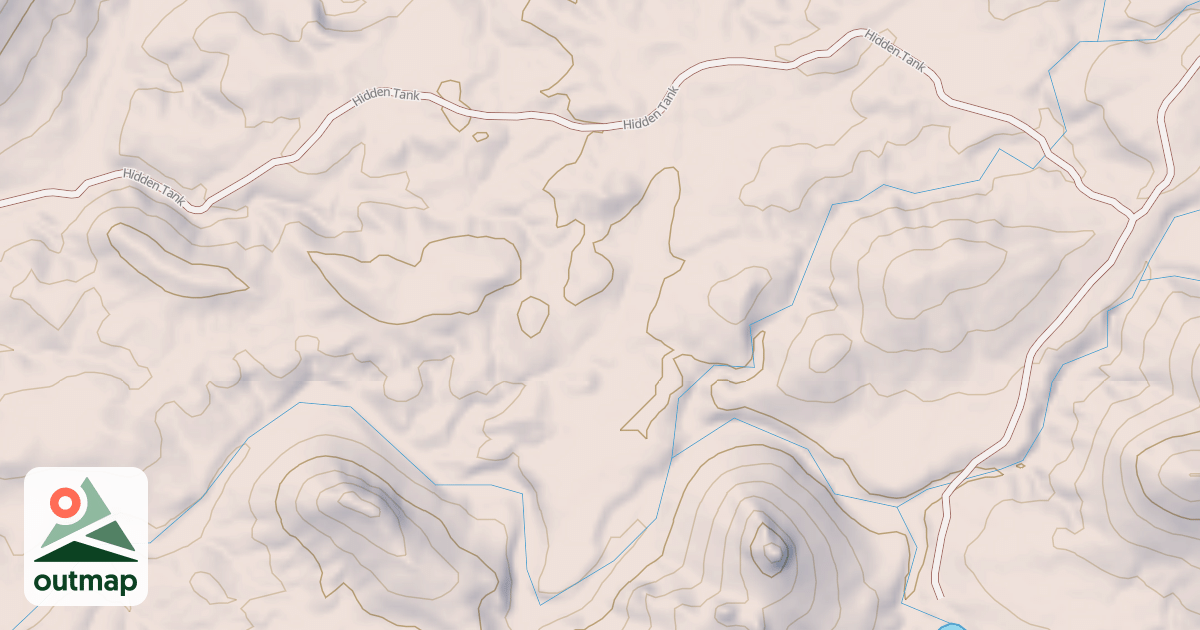 Map of HIDDEN TANK