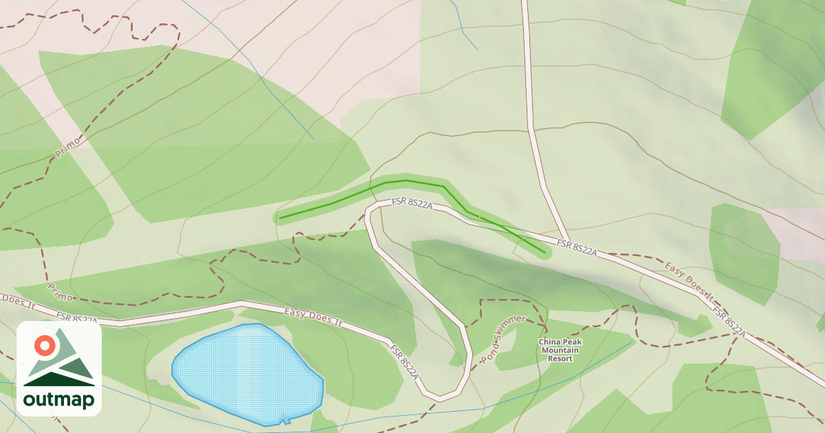 Map of Sundown Ridge