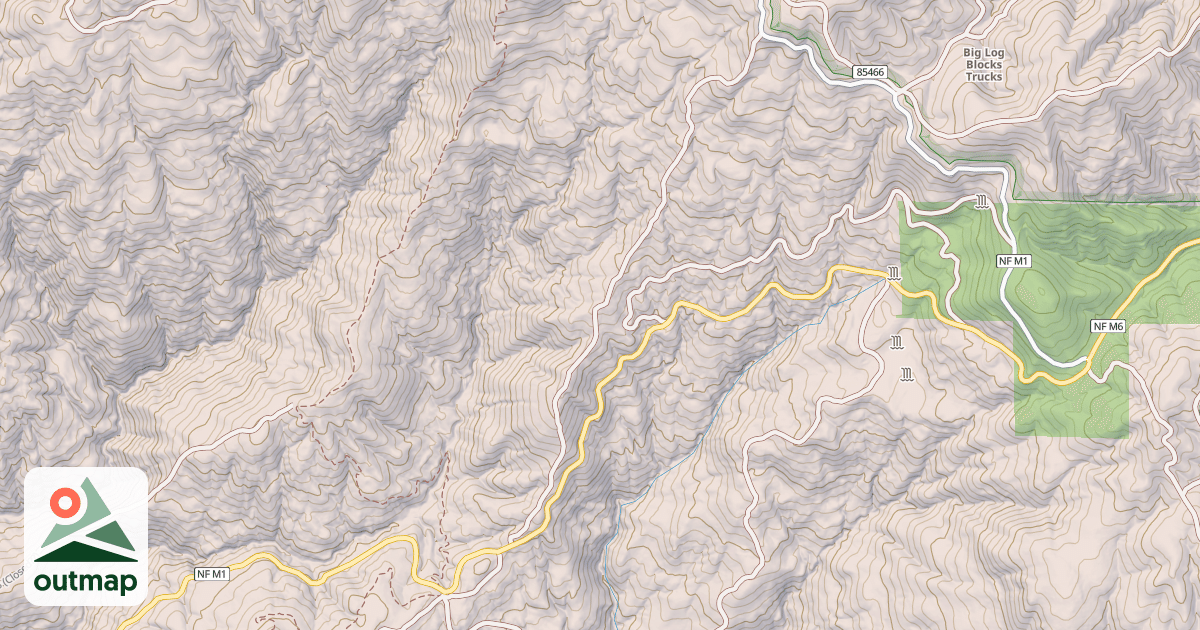 Map of POWDER HOUSE ORV