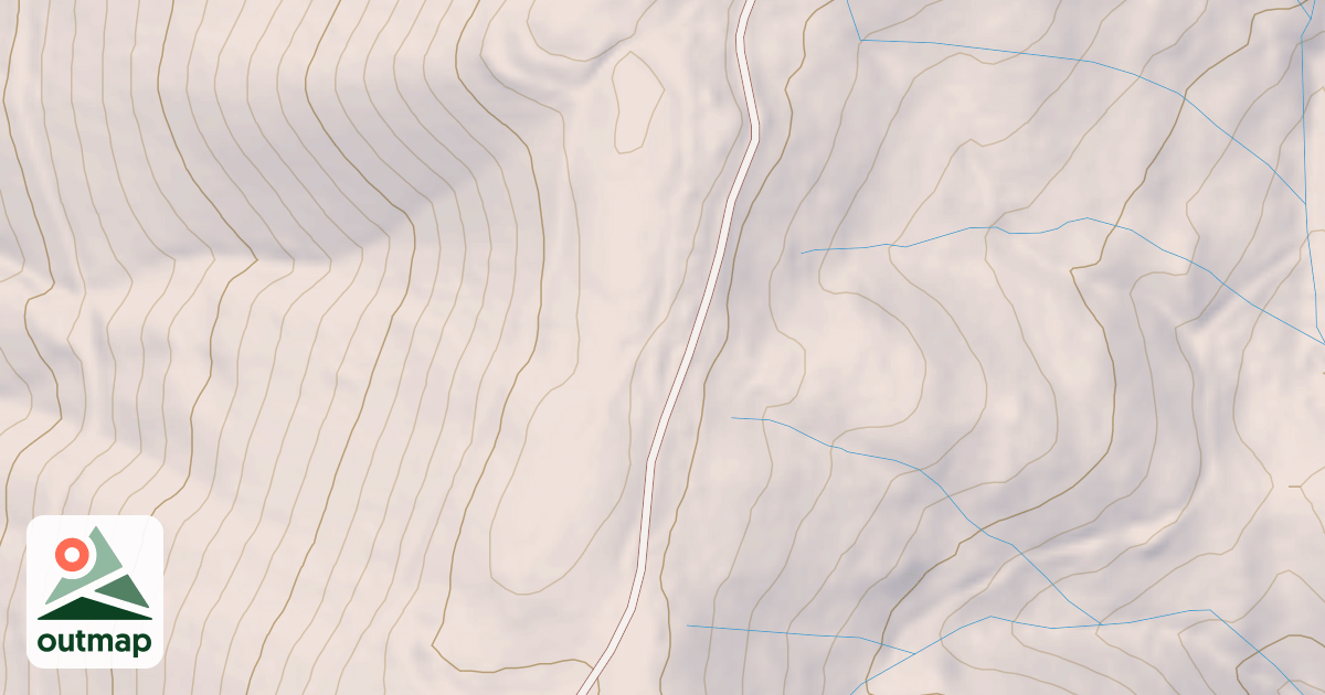 Map of FOOTMAN RIDGE A SPUR