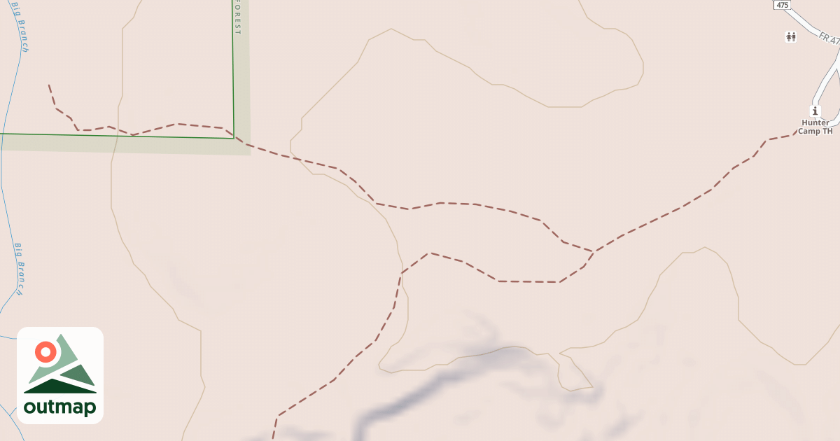 Map of USFS Motor Vehicle Use Map Roads {18E54CA2-128B-401F-9EB7-80DC232F7F84}