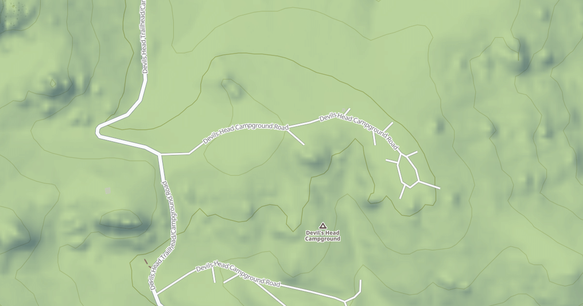 Map preview of DEVILS HEAD CG