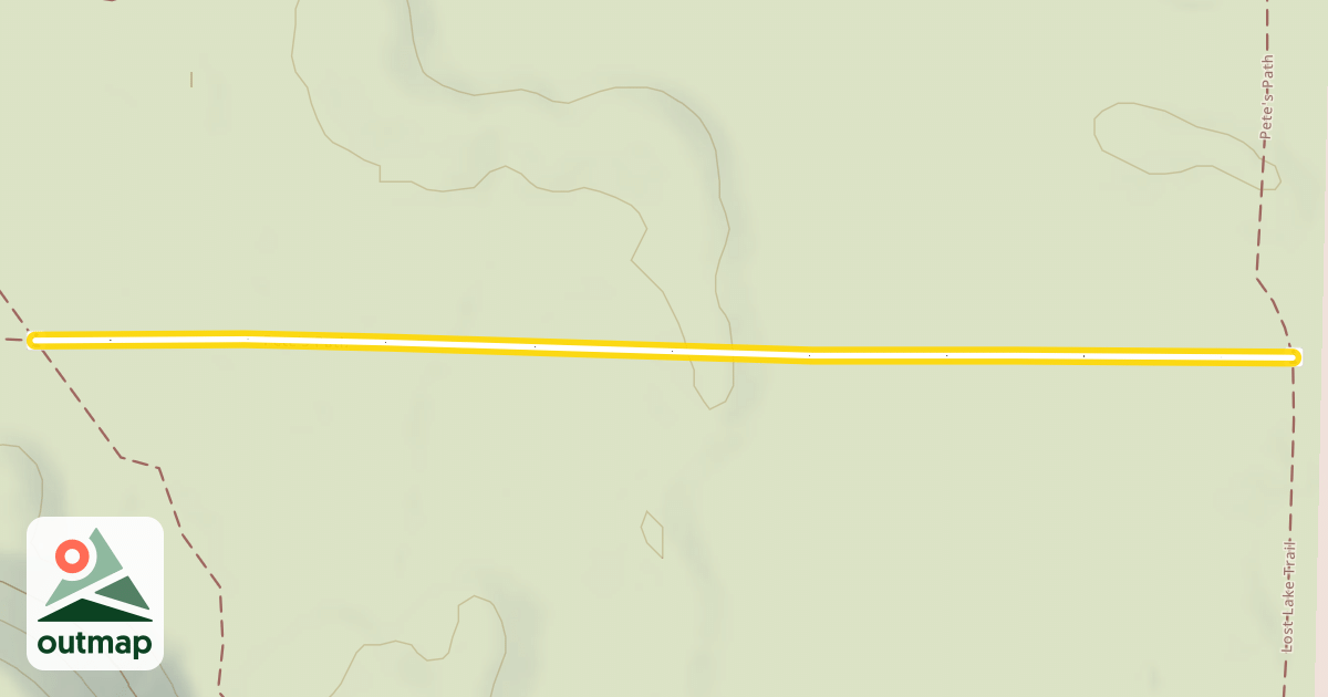 Map of Pete's Path