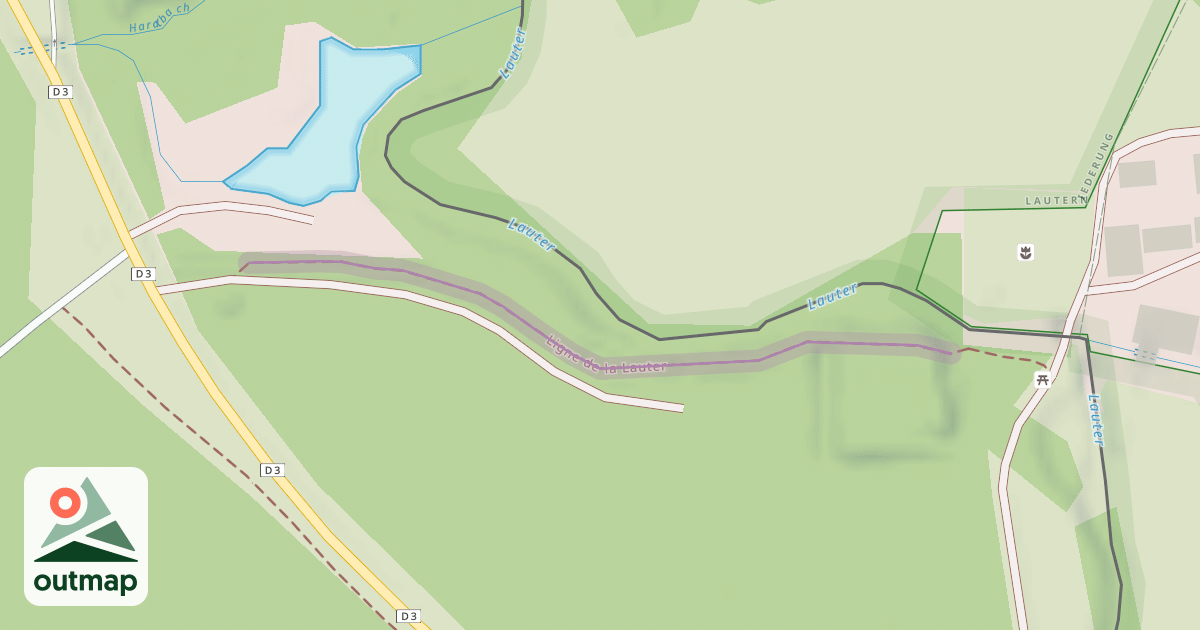Map of Ligne de la Lauter