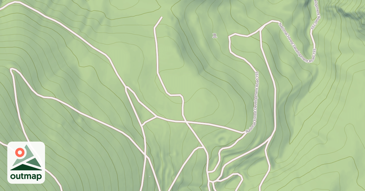 Map of SADDLE SPUR ROAD G