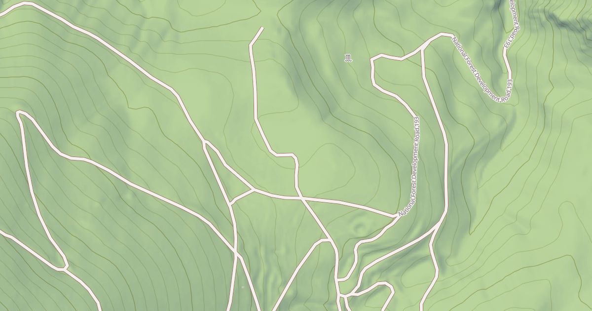 Map preview of SADDLE SPUR ROAD G