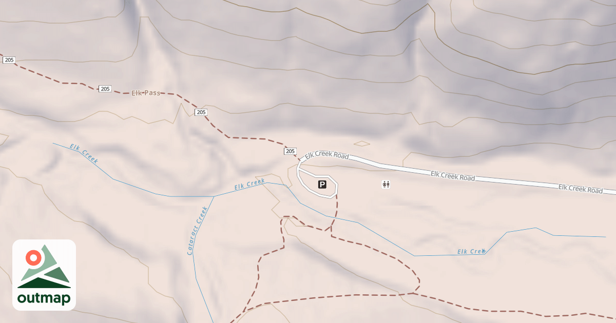 Map of ELK CR DISPERSED E