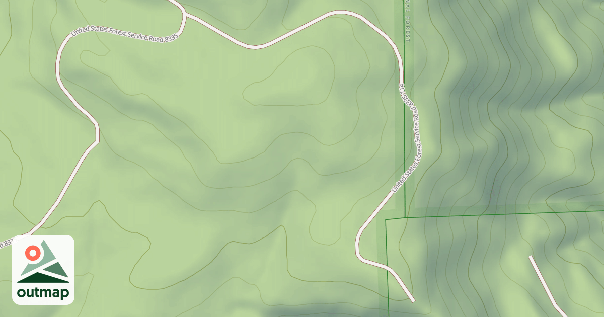 Map of USFS National Forest System Roads {D1D37A5A-EBA5-4DD3-8367-0B3A1951F03C}