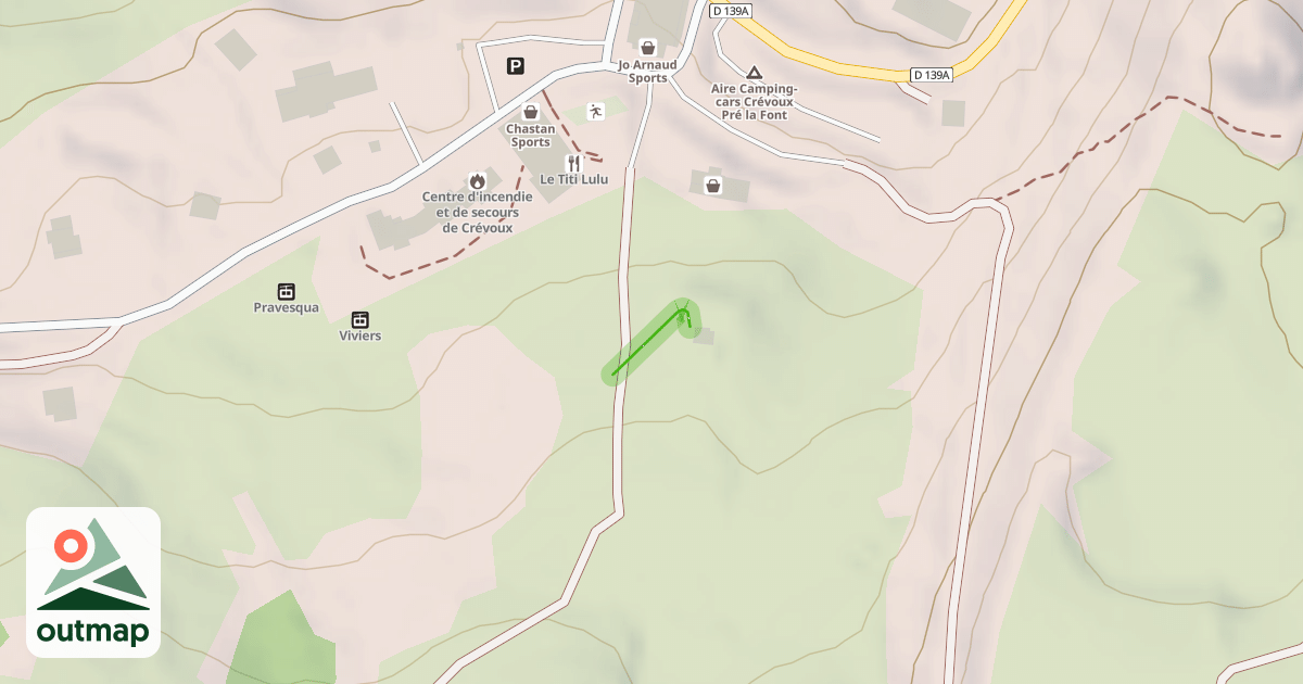 Map of Le Clapier