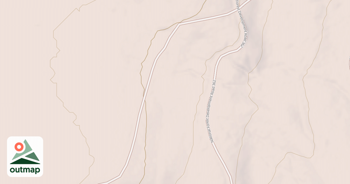 Map of USFS Motor Vehicle Use Map Trails 17995