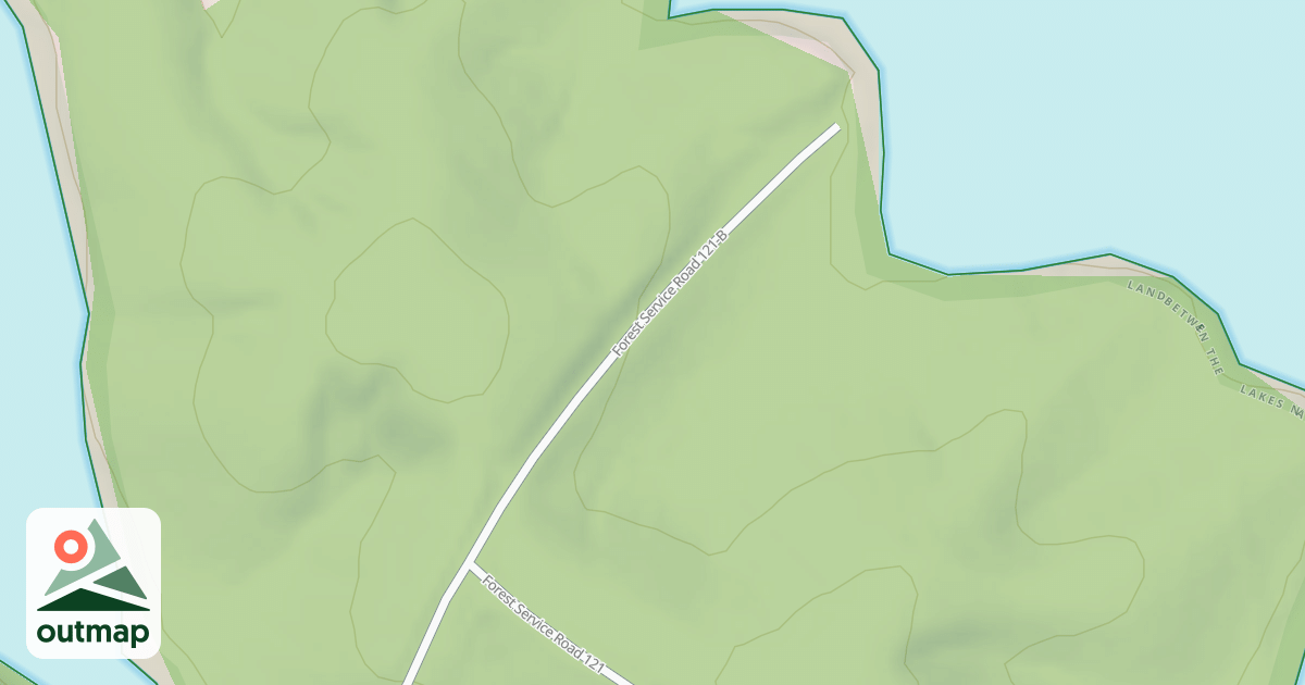 Map of RIGHT SPUR 121