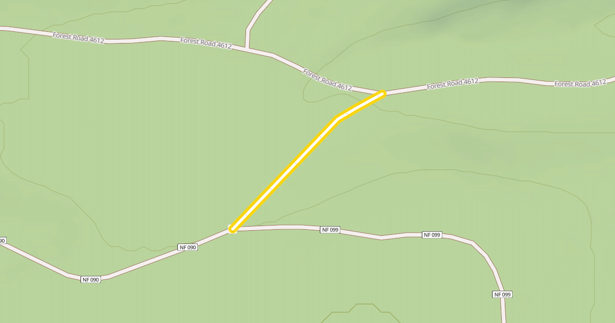 Map preview of Forest Road 4615-090