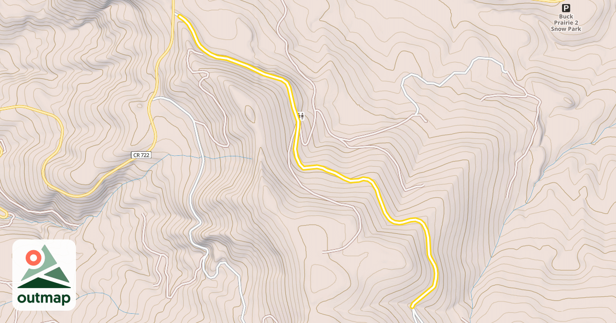 Map of Buck Prairie Road