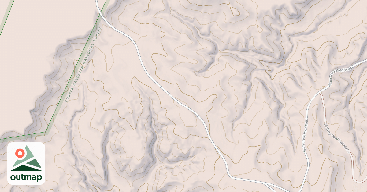 Map of SNOW CREEK