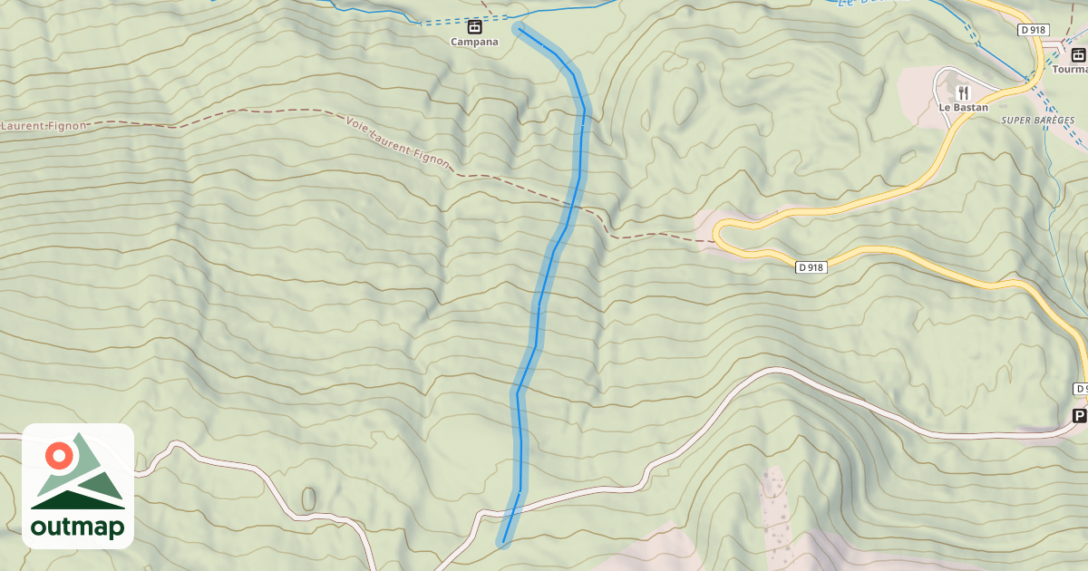 Map of Campana