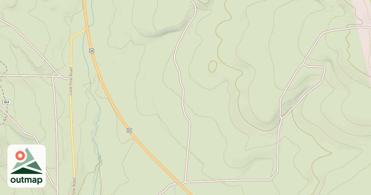 Map of USFS Motor Vehicle Use Map Roads {18E3594F-F715-40CB-A044-6D17CCBDDCE4}