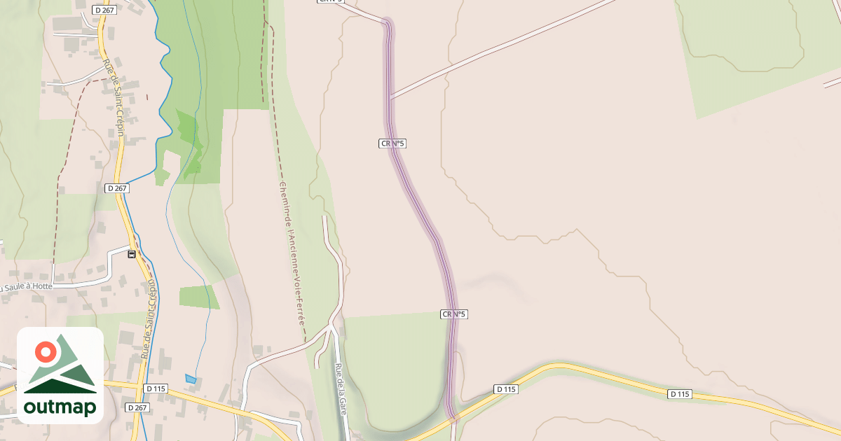 Map of Chemin de Saint-Martin