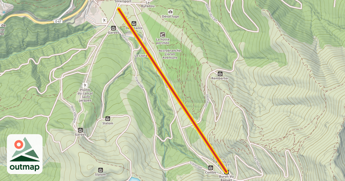 Map of Buron du Baguet