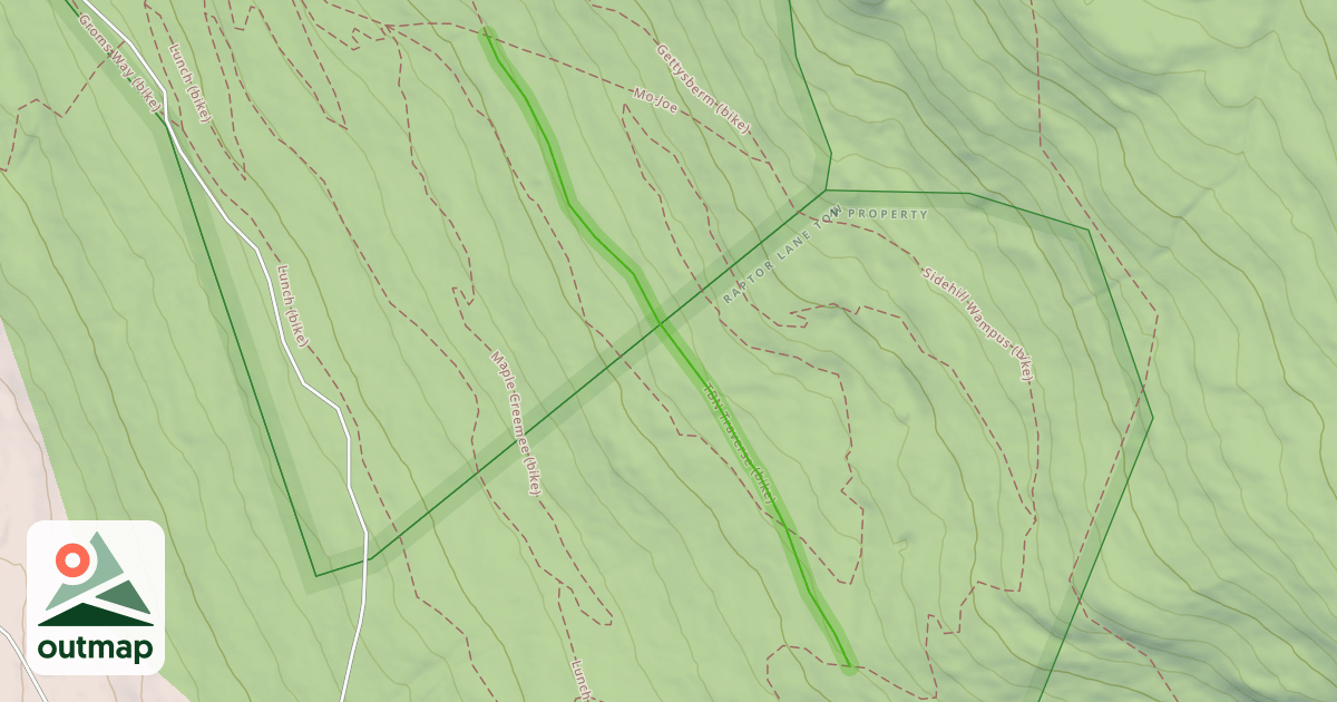 Map of TBN Traverse (bike)