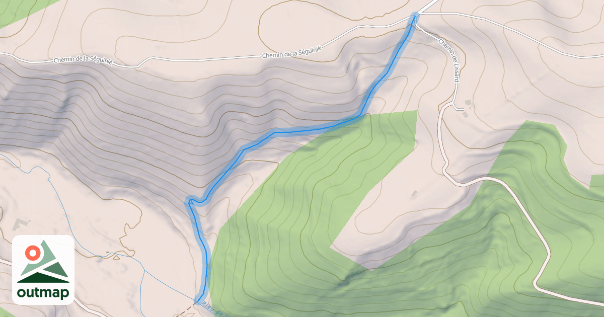 Map of Voie communale n°2 dite au Canalou