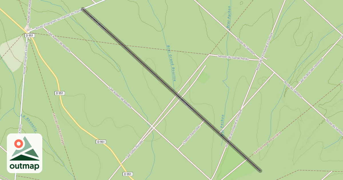 Map of Laie des Hayettes