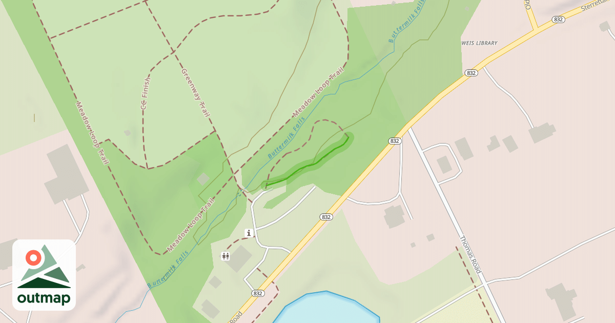 Map of Wetland Loop